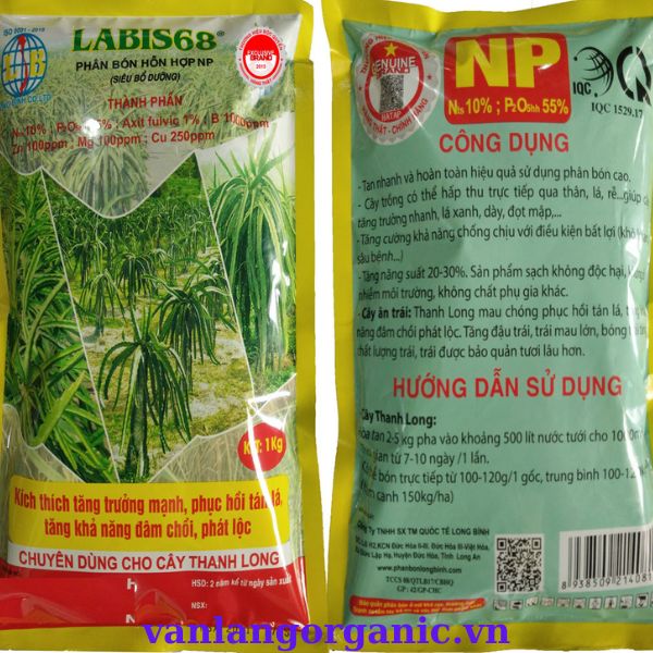 Phân bón hỗn hợp NP hữu cơ organic sinh học cho cây trồng