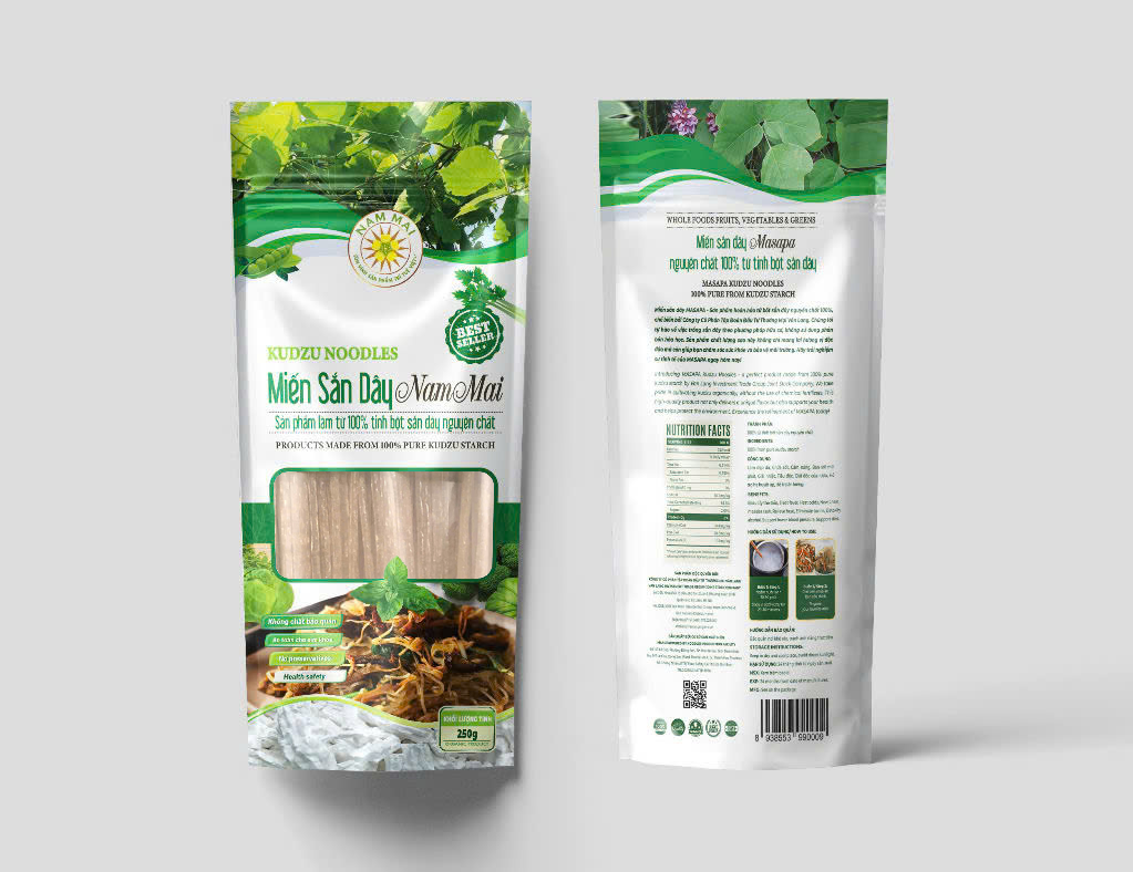 Miến sắn dây nguyên chất Nam Mai (250g)
