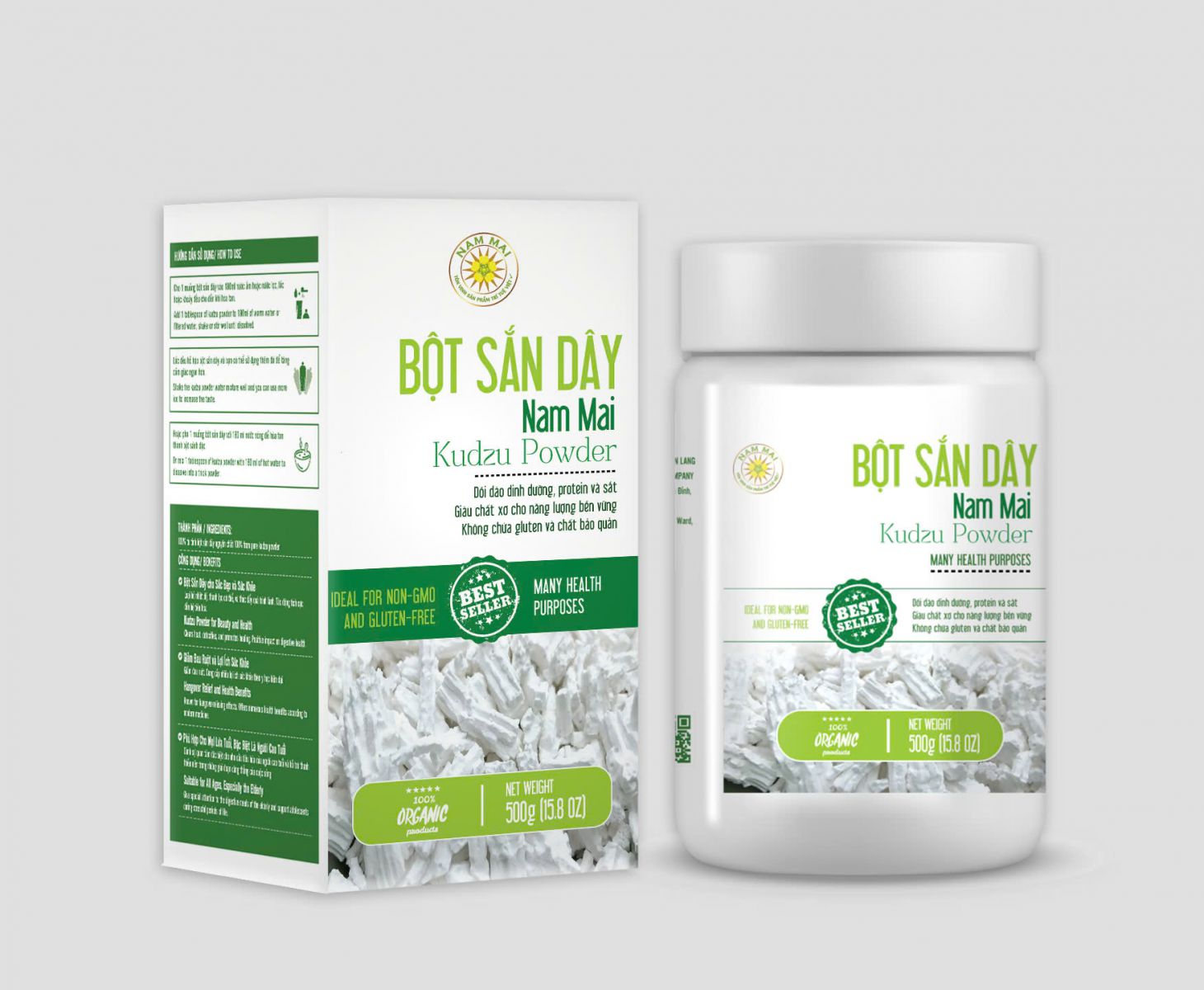 Bột sắn dây Nam Mai Kudzu Powder (500g)
